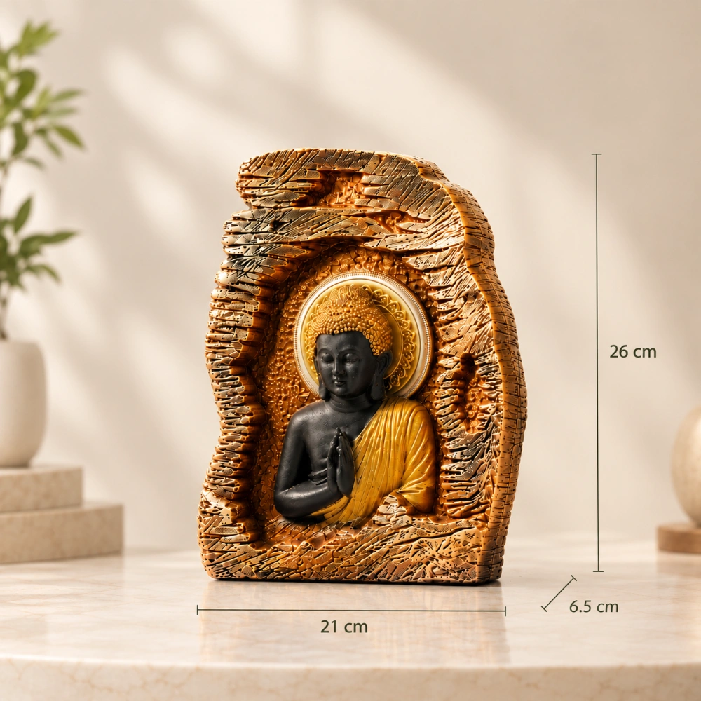 A Textured Frame for Folded Hands