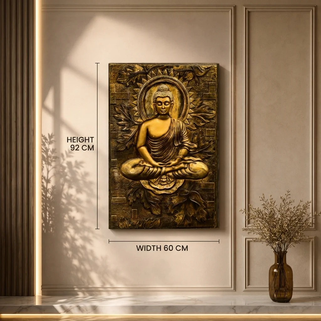 A Buddha within a Sunburst Halo