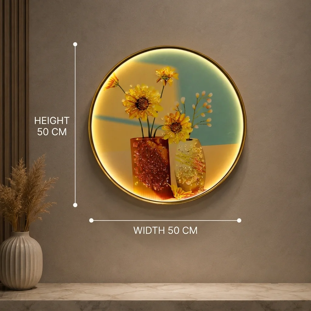 A Cheerful Yellow Floral Still Life