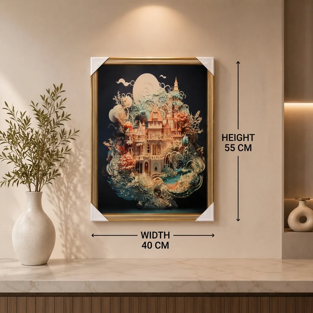 A Castle in a Dreamlike Landscape