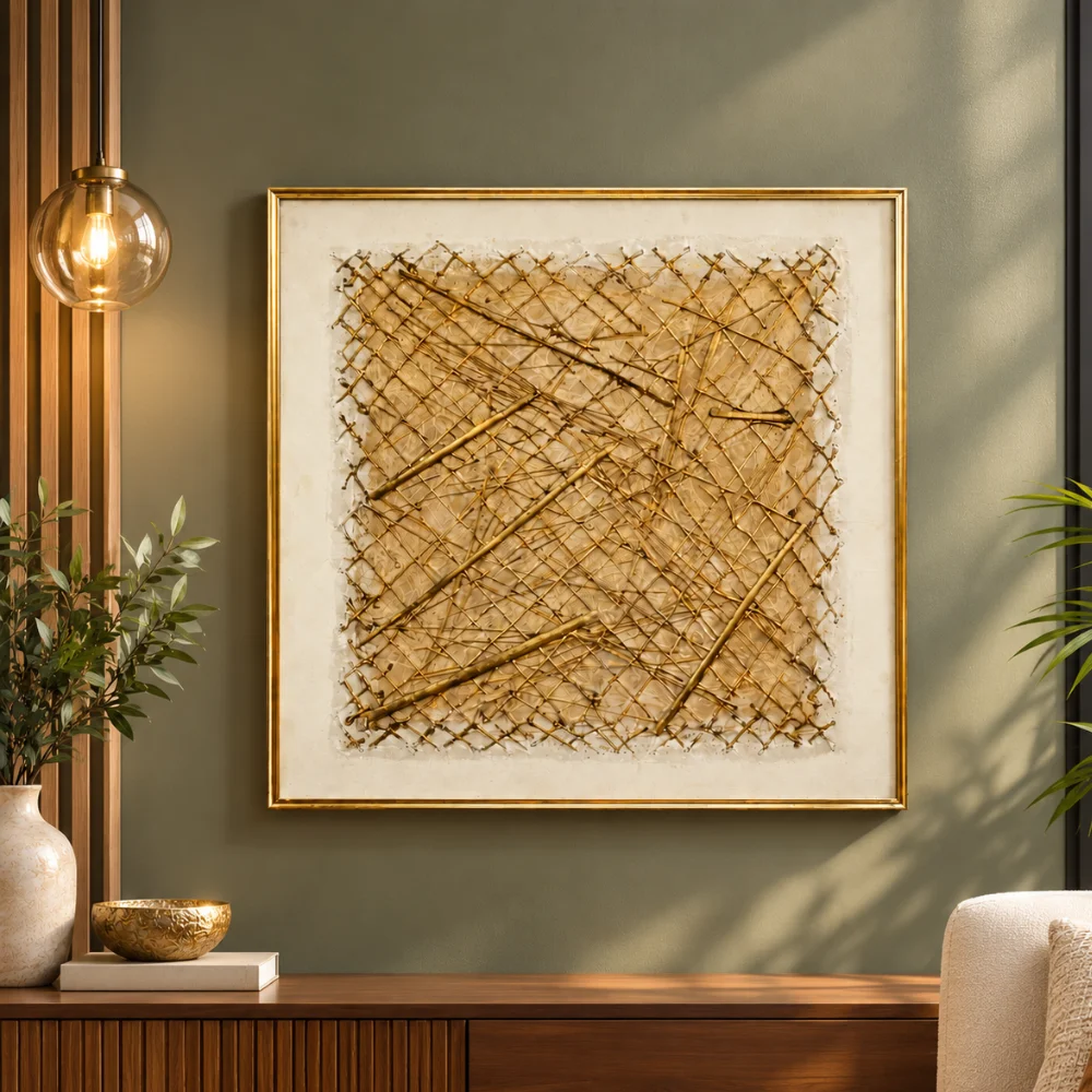 An Abstract Lattice in Warm Gold