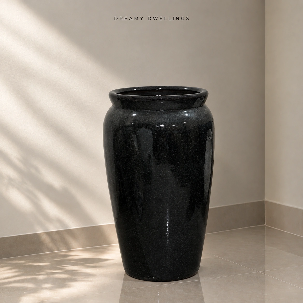 A Bold Black Rounded Form