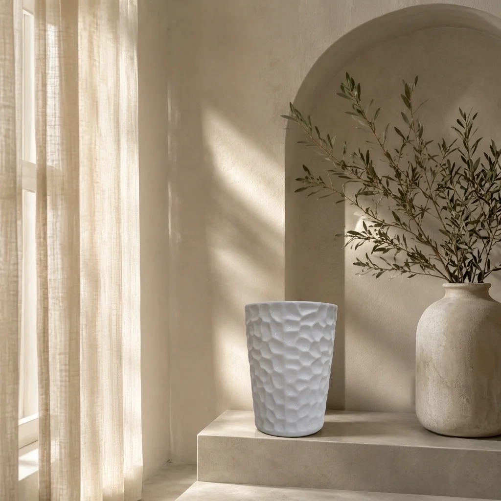 White Texture with Gentle Shine