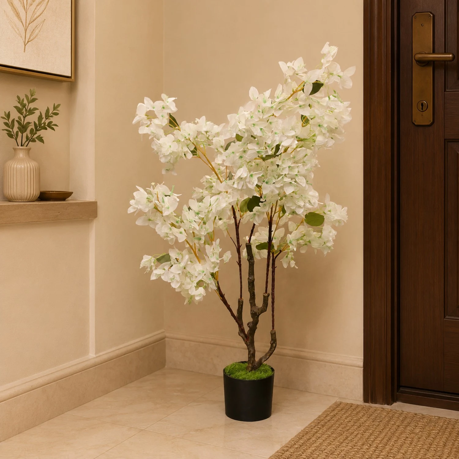 Lifelike Blossom Artificial Potted Plant