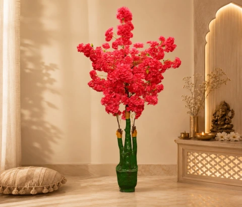 Artificial Cherry Blossom Tree - Magenta Pink